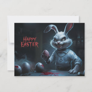 Poscards Happy Easter Lapin Oeuf Horror 10 Briefkaart