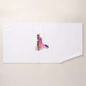 Pose niet zweten het gym yoga workout handdoek (Badhanddoek)