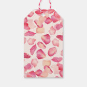 Pose Rozenblaadjes en Prosecco Bruidsdouche Cadeaulabel (Achterkant)