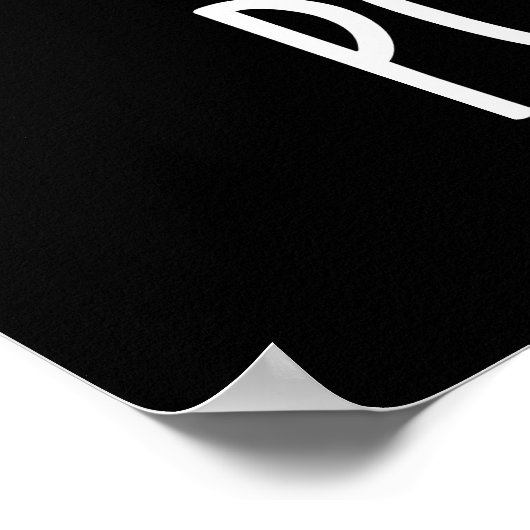 Pose-tato Funny Potato Pun Dark BG Poster (Hoek)