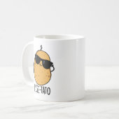Pose-tato Grappige Aardappel Woordgrap  Koffiemok (Voorkant links)