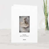 Posed en Pointe Kaart (Achterkant)