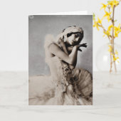 Posed en Pointe Kaart (Gele Bloem)