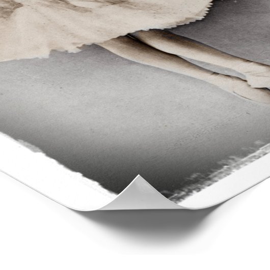 Posed en Pointe Poster (Hoek)