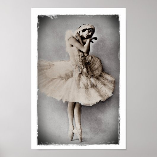 Posed en Pointe Poster (Voorkant)