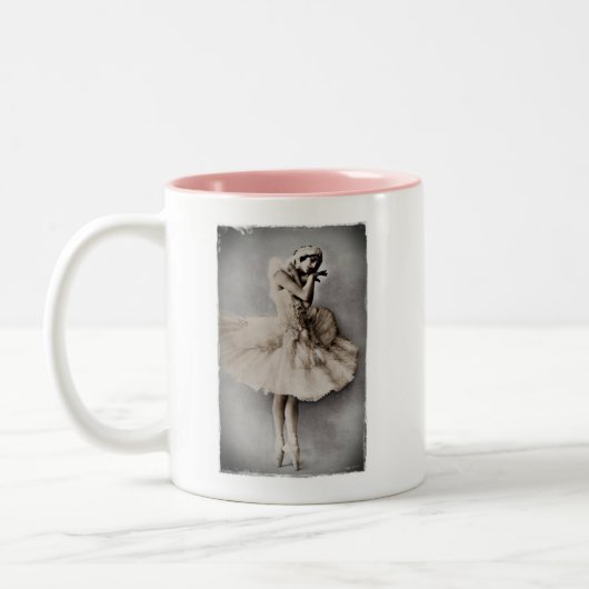 Posed en Pointe Tweekleurige Koffiemok (Links)