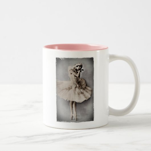 Posed en Pointe Tweekleurige Koffiemok (Rechts)