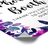 Poseer een houding Fotocabine Trouwreceptie Bord Poster (Hoek)