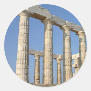 poseiden ronde sticker