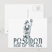 Poseidon Briefkaart (Voorkant / Achterkant)