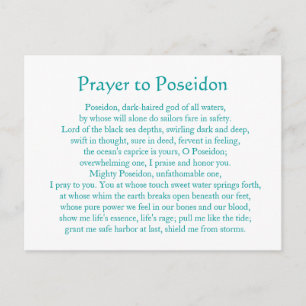 Poseidon Briefkaart