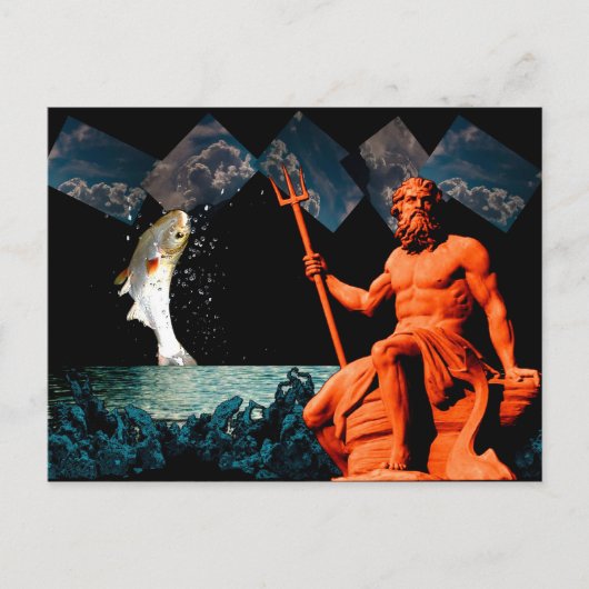 Poseidon Briefkaart (Voorkant)