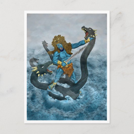 Poseidon Briefkaart (Voorkant)