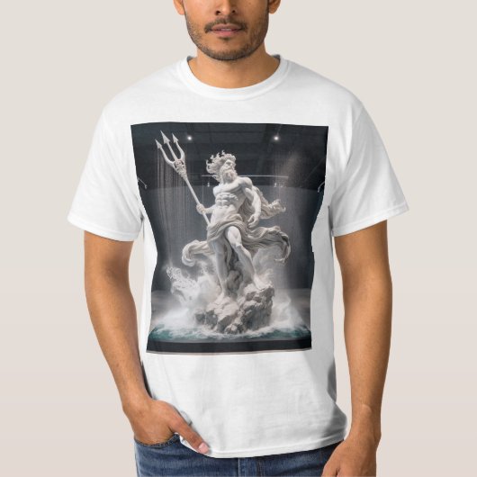 Poseidón, el dios del océano t-shirt (Voorkant)
