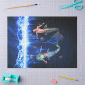 Poseidon En de Zeemeermin Tissuepapier (Craft)