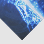 Poseidon En de Zeemeermin Tissuepapier (Detail)