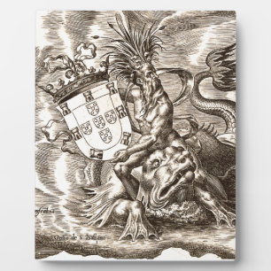 Poseidon en Shield Fotoplaat