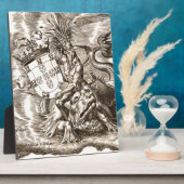 Poseidon en Shield Fotoplaat (Zijkant)