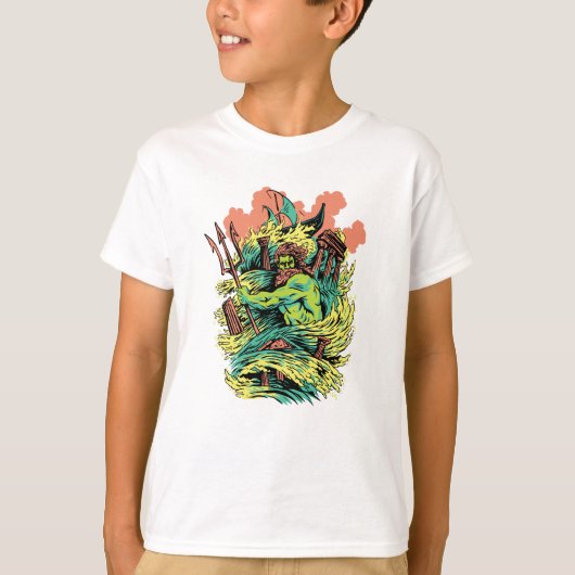 Poseidon God Mythology Greece T-shirt (Voorkant)
