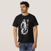 Poseidon God van de Zee T-shirt (Voorkant volledig)