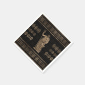 Poseidon & Greek Meander Ornament Servet (Hoek)