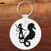 Poseidon, Grieks reliëf Sleutelhanger (Voorkant)