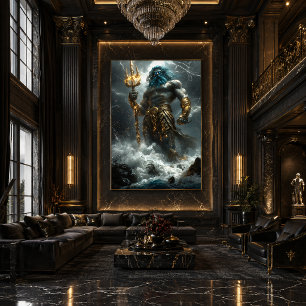Poseidon, Heer van de Diepte - Goddelijke Storm Poster