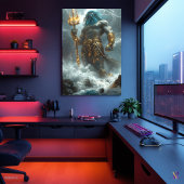 Poseidon, Heer van de Diepte - Goddelijke Storm Poster