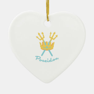 Poseidon Keramisch Ornament