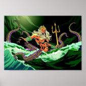 Poseidon komt uit het Poster van de Kleur van de D (Voorkant)