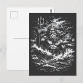 Poseidon — Lord of the Deep door BurnsInHell Briefkaart (Voorkant / Achterkant)