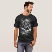 Poseidon — Lord of the Deep door BurnsInHell T-shirt (Voorkant volledig)