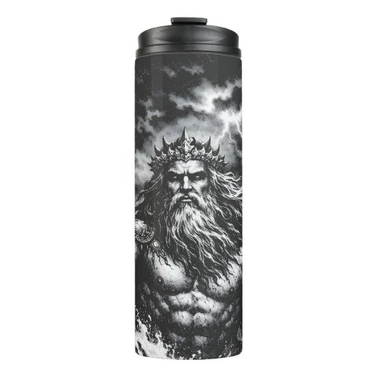 Poseidon — Lord of the Deep door BurnsInHell Thermosbeker (Voorkant)