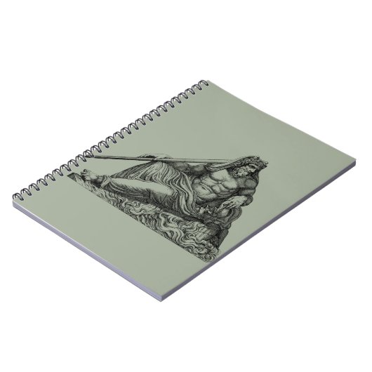 Poseidon Neptune griek, percy jackson, athena Notitieboek (Linkerzijde)