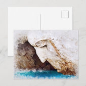 Poseidon over het zee briefkaart (Voorkant / Achterkant)