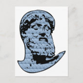 Poseidon standbeeld briefkaart (Voorkant)