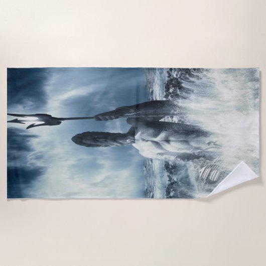 Poseidon Strandlaken (Voorkant)