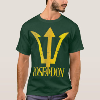 Poseidon Trident Ancient Greece Power Symbol Zee G T-shirt