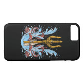 Poseidon Trident Case-Mate iPhone Case (Achterkant (Horizontaal))