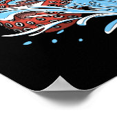 Poseidon Trident Poster (Hoek)