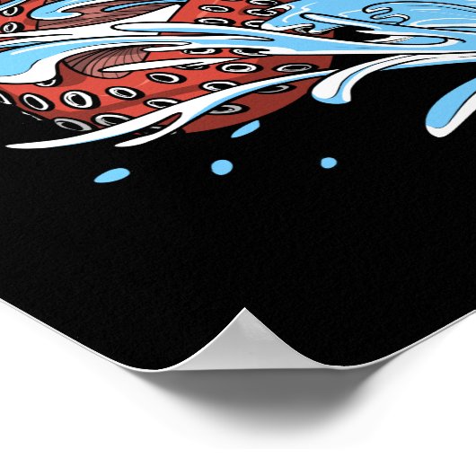 Poseidon Trident Poster (Hoek)