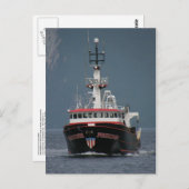 Poseidon, Vist Trawler in de Nederlandse haven, AK Briefkaart (Voorkant / Achterkant)