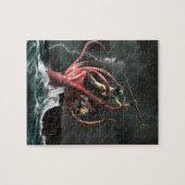 Poseidon vs. de Kraken Legpuzzel (Horizontaal)