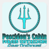 Poseidon's Cabin Sticker (Voorkant)