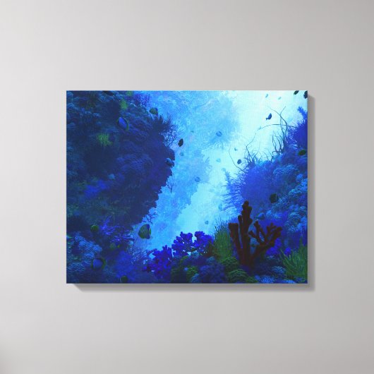 Poseidon's speelplaats canvas afdruk (Voorkant)