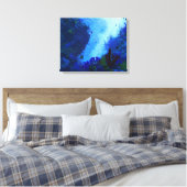 Poseidon's speelplaats canvas afdruk (Insitu (Slaapkamer))