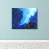 Poseidon's speelplaats canvas afdruk (Insitu (Houten vloer))