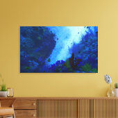 Poseidon's speelplaats canvas afdruk (Insitu (Woonkamer))
