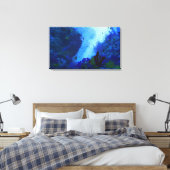 Poseidon's speelplaats canvas afdruk (Insitu (Slaapkamer))