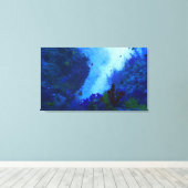 Poseidon's speelplaats canvas afdruk (Insitu (Houten vloer))